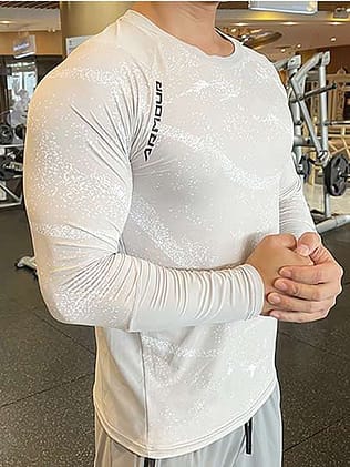 Men’s Long Sleeve Gym Top