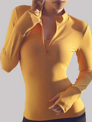 Women's Zipped Gym Top - Latons Sports