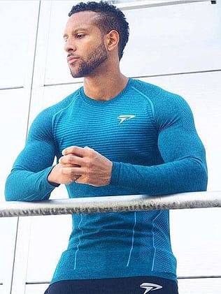 Men's Long Sleeve Running Shirt - Latons Sports