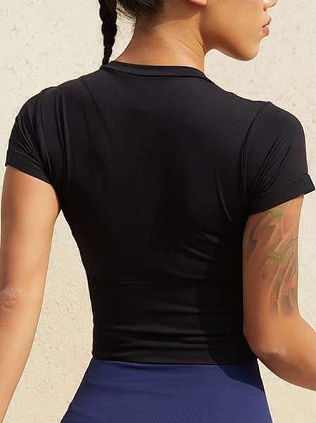 Women's Short Sleeve Gym Top - Latons Sport